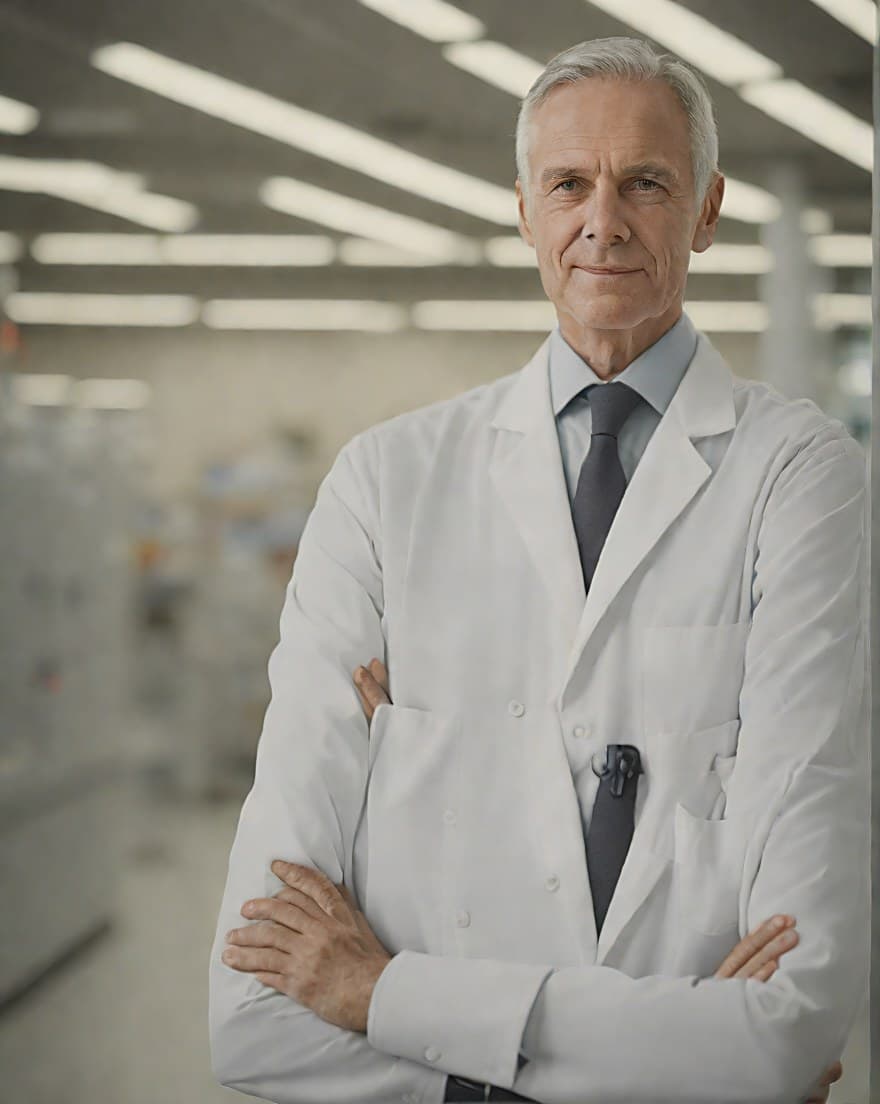 Pharmaceutical consultant in a production facility